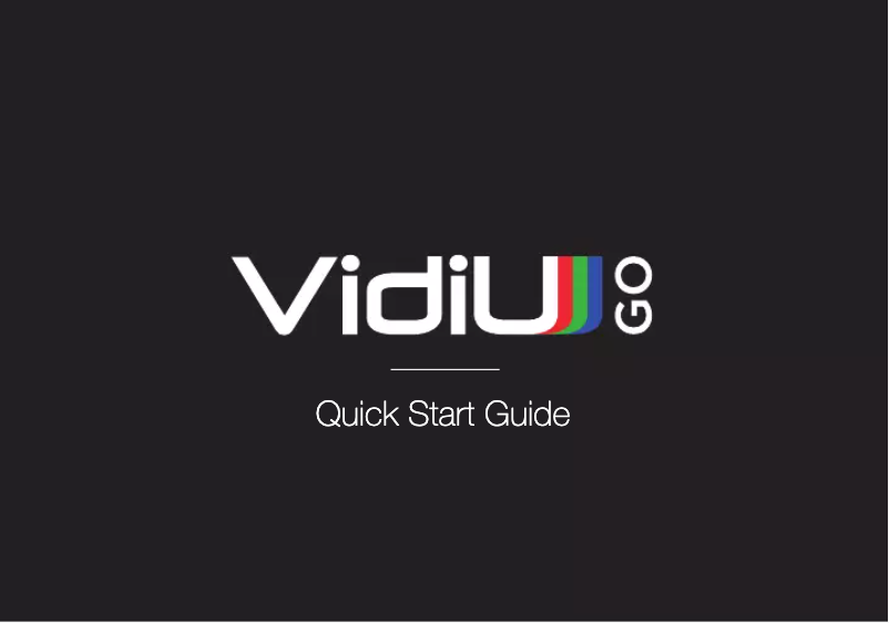 Page n°1 - Manuel utilisateur Teradek VidiU Go