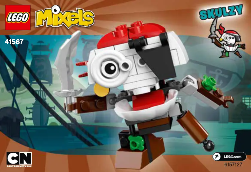 Page 1 de la notice Manuel utilisateur Lego Mixels 41567