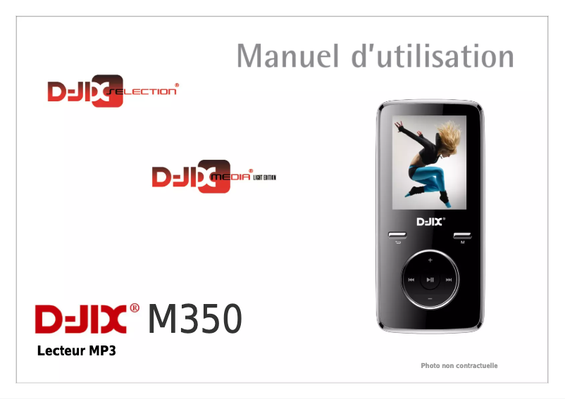 Page n°1 - Manuel utilisateur D-Jix M350