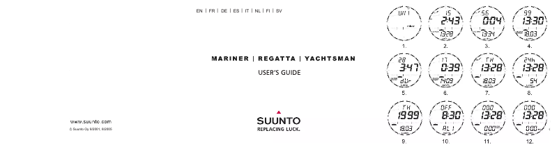 Página 1 del manual Manual de usuario Suunto Mariner