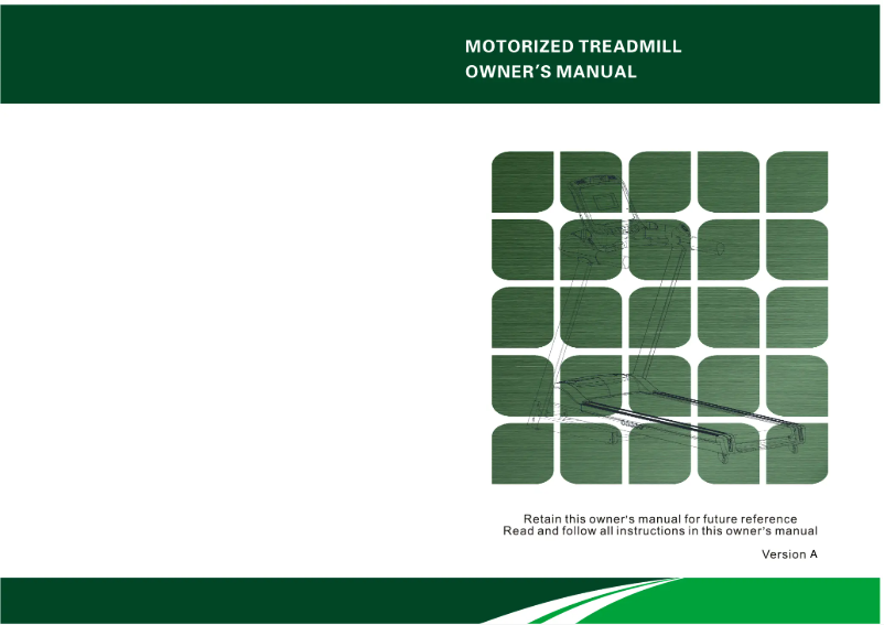 Page n°1 - Manuel utilisateur York Fitness T800 Plus