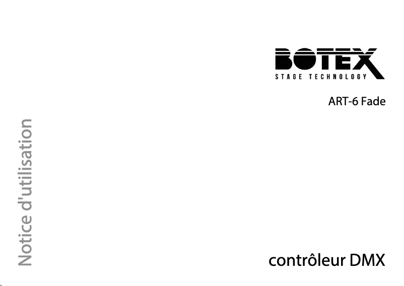 Page n°1 - Manuel utilisateur Botex ART-6 Fade