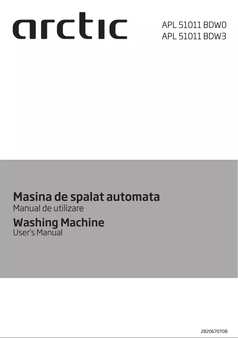 Imagen de la primera página del manual del dispositivo APL51011BDW3