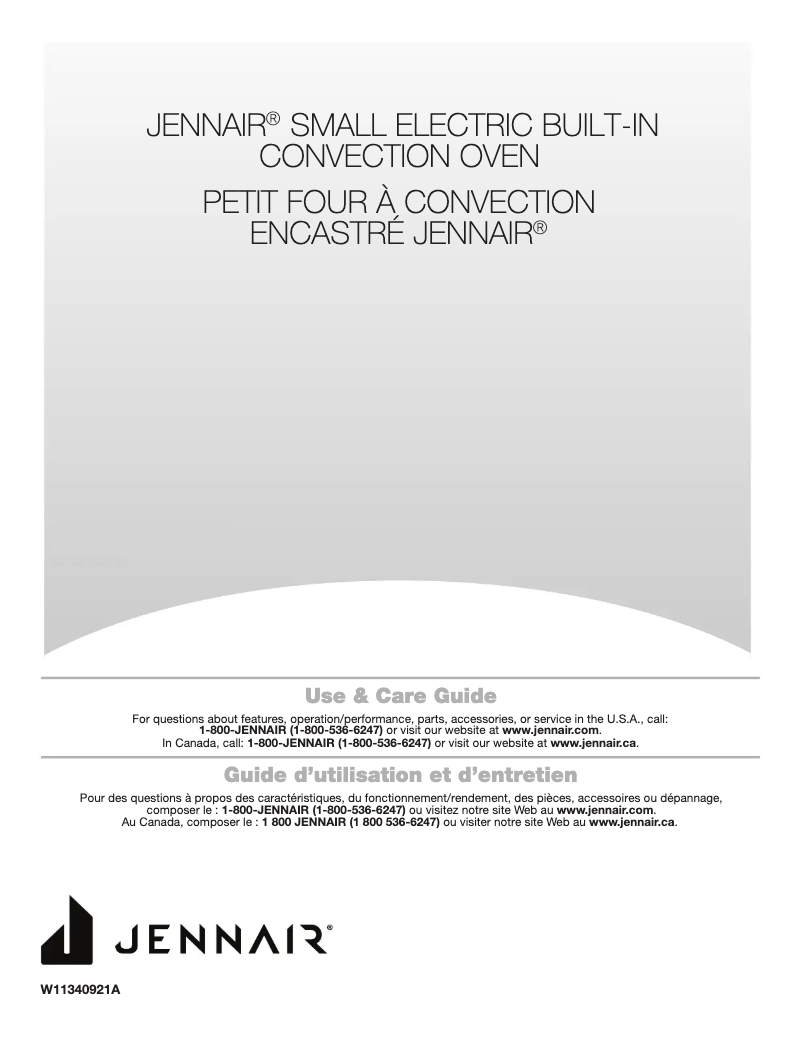 Page 1 of the manual User Manual JennAir JJW6024HL