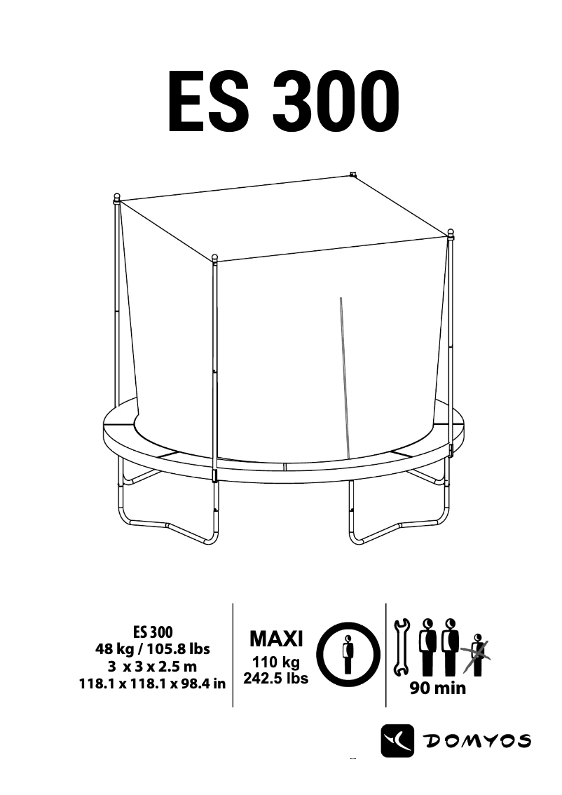 Page n°1 - Manuel utilisateur Domyos ES 300
