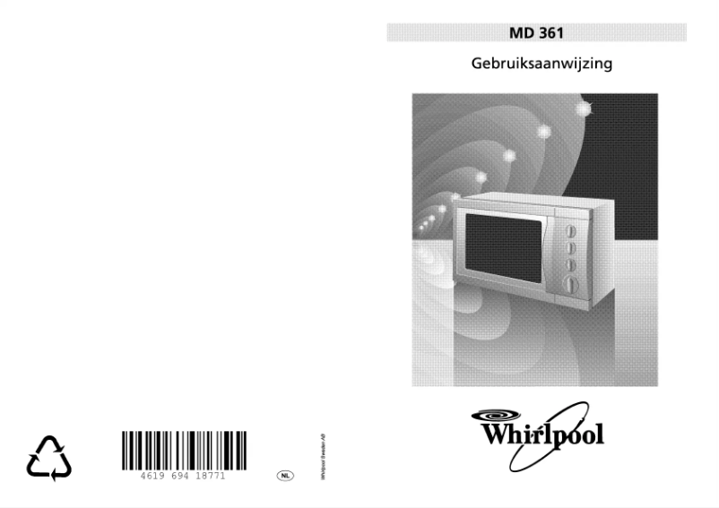 Página 1 del manual Manual de usuario Whirlpool MD 361