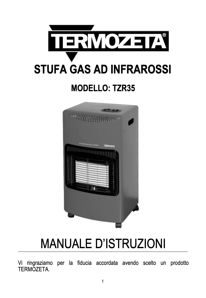 Image de la première page du manuel de l'appareil TZR35