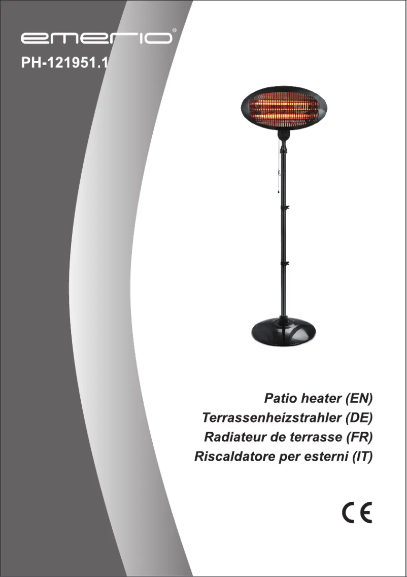 Page 1 de la notice Manuel utilisateur Emerio PH-121951.1