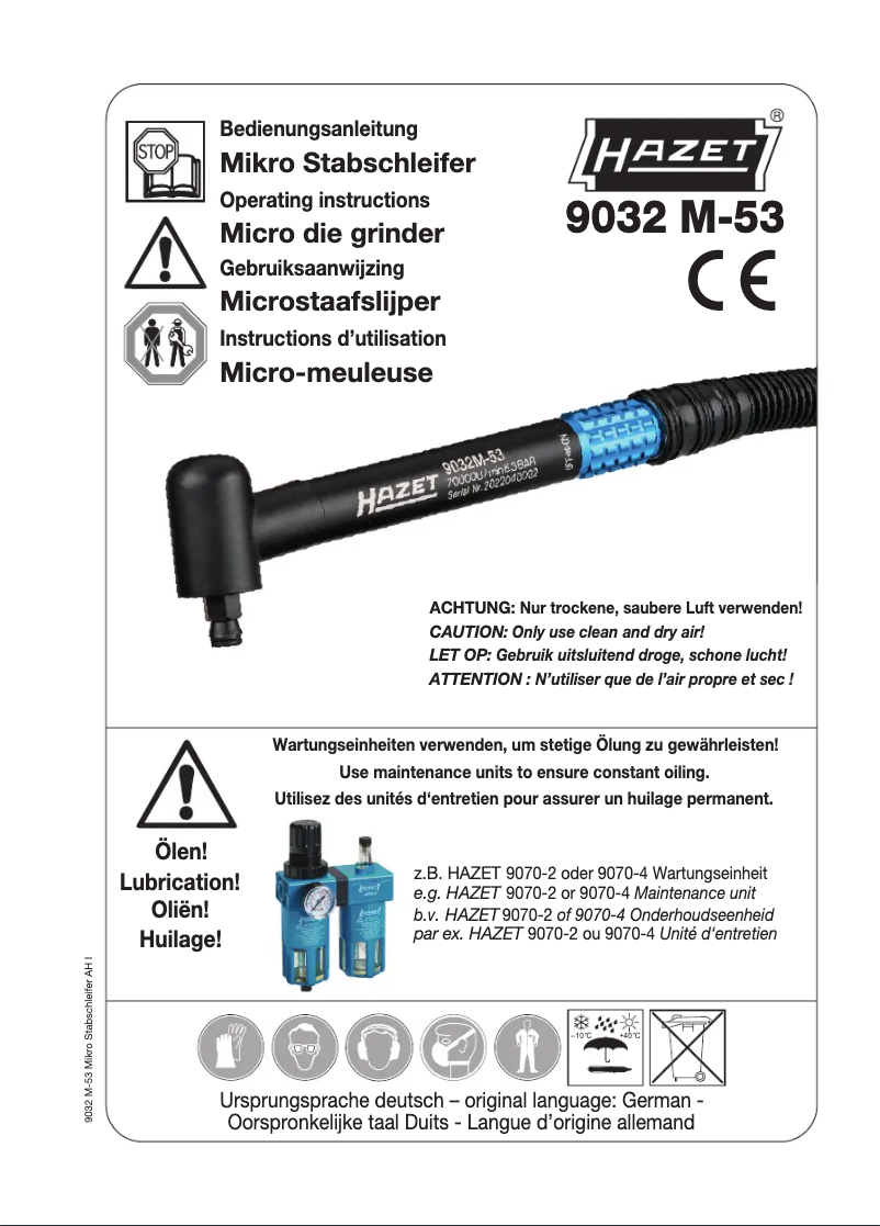 Image de la première page du manuel de l'appareil 9032M-53