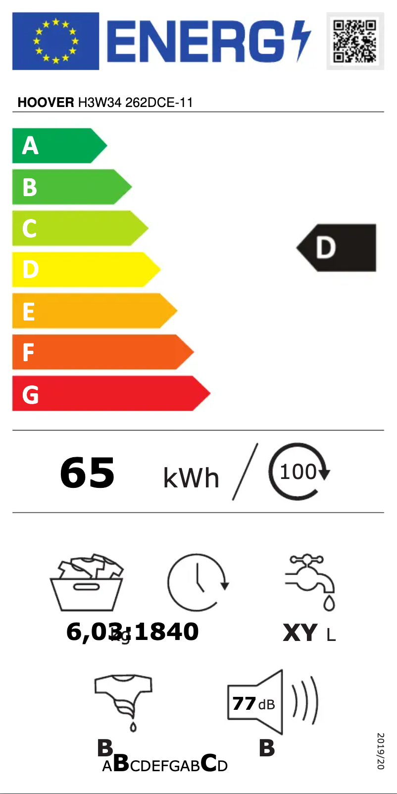 Image de la première page du manuel de l'appareil H3W34 262DCE-11