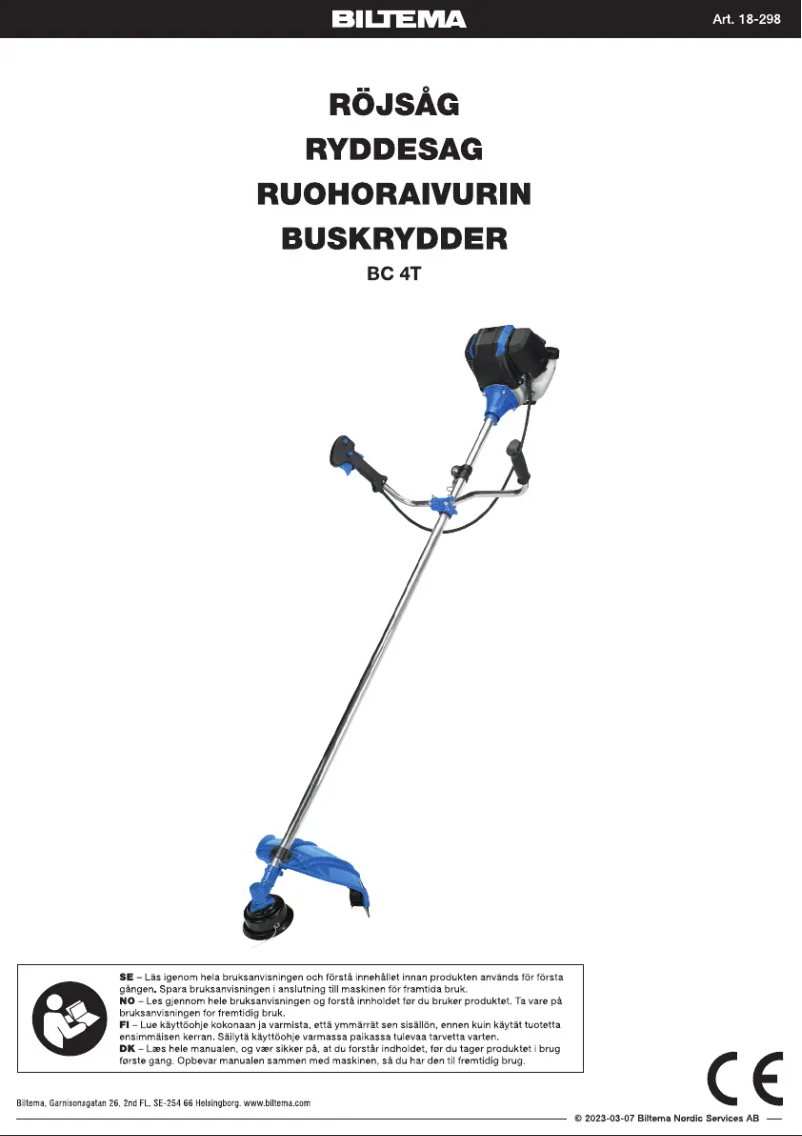 Image de la première page du manuel de l'appareil BC 4T