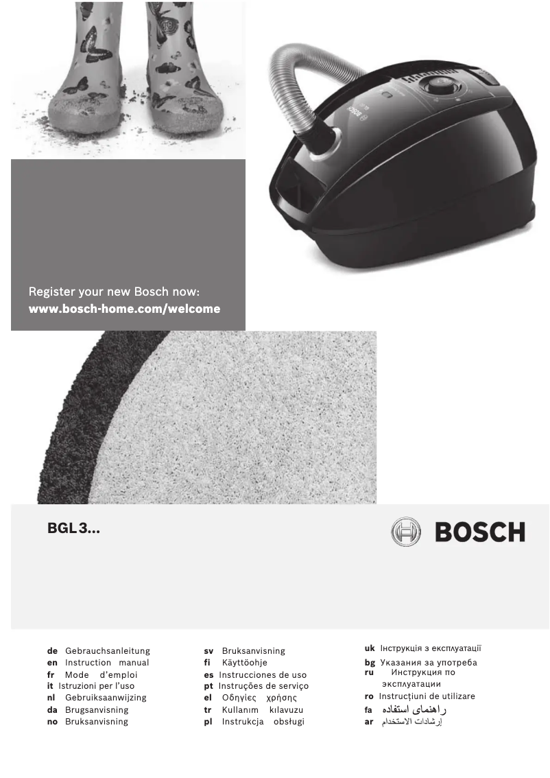 Página 1 del manual Manual de usuario Bosch BGL32500