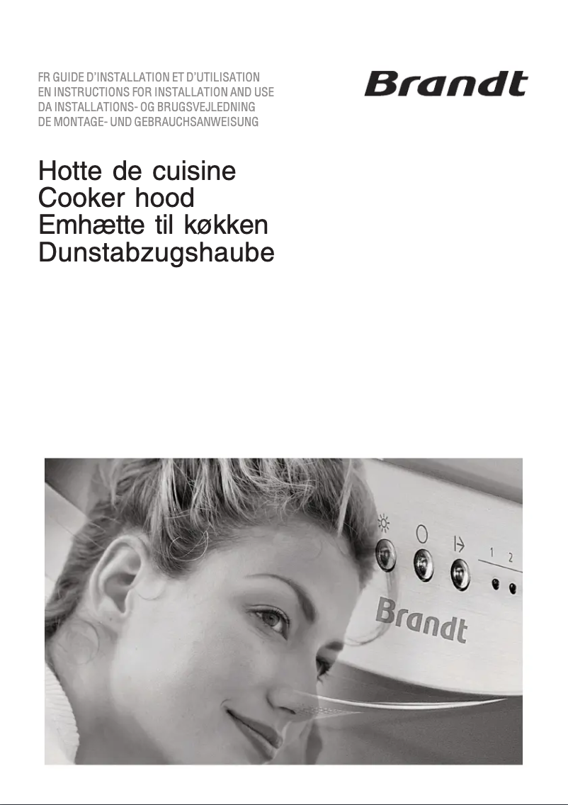 Page n°1 - Manuel utilisateur Brandt AD875X