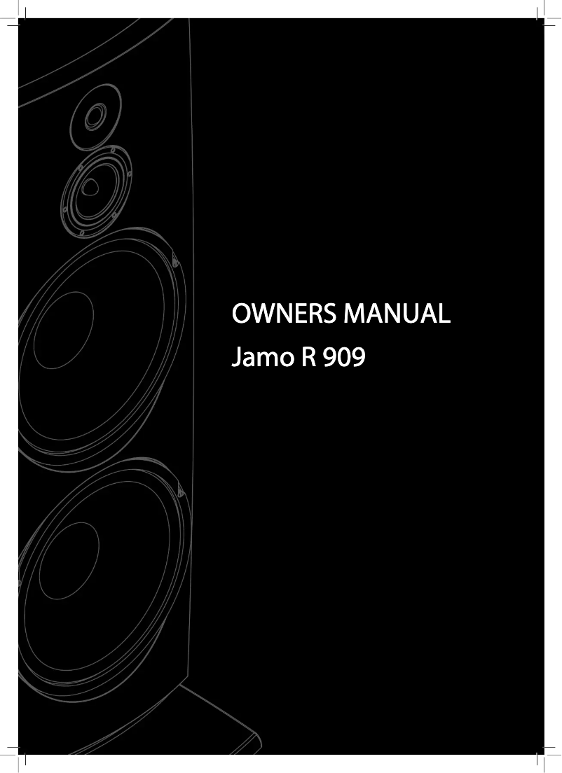 Page 1 de la notice Manuel utilisateur Jamo R 909
