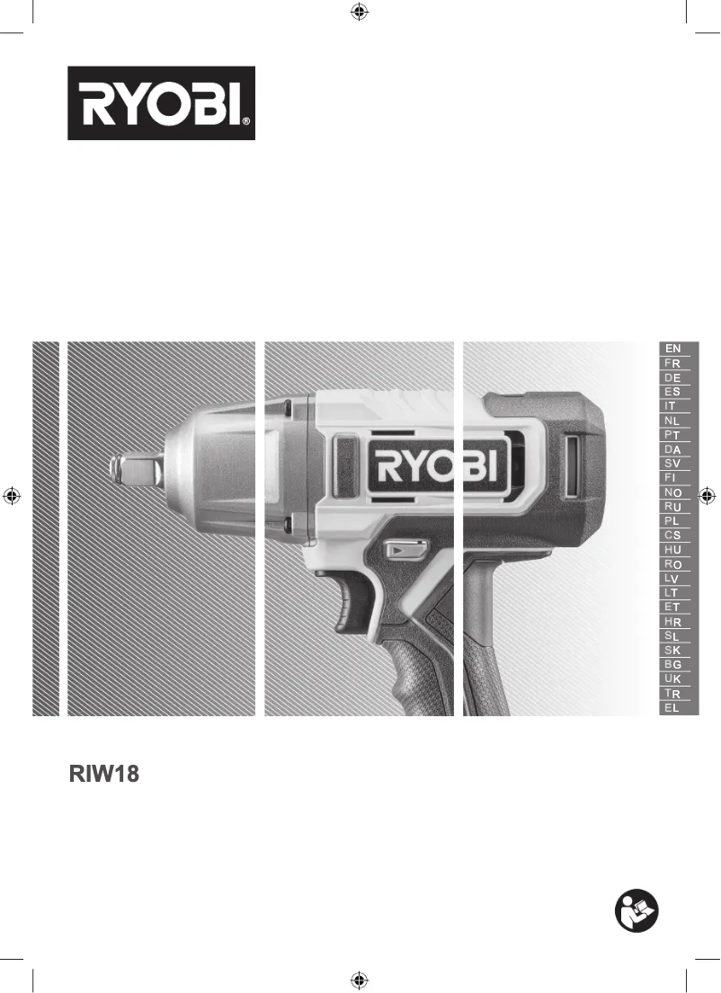 Page 1 de la notice Manuel utilisateur RYOBI One+ RIW18