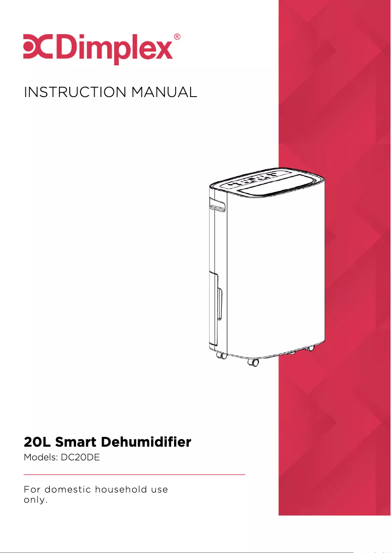 Page n°1 - Manuel utilisateur Dimplex DC20DE