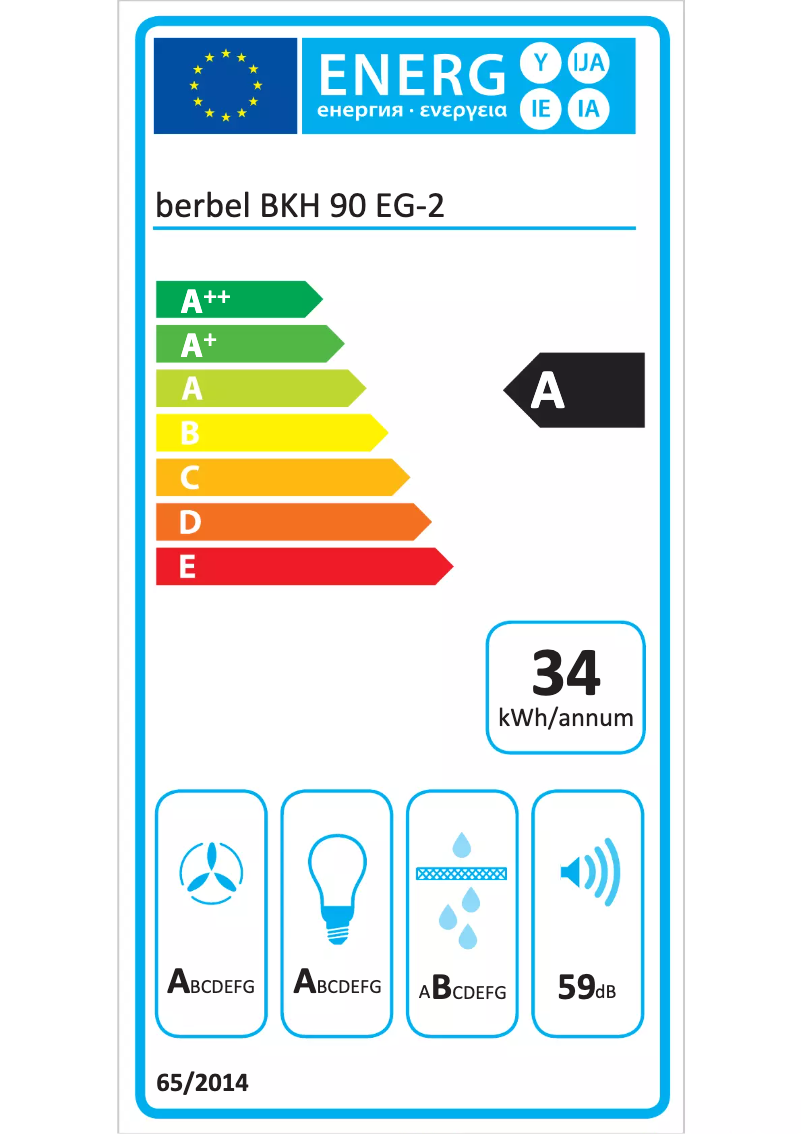Page 1 de la notice Manuel utilisateur Berbel BKH 90 EG
