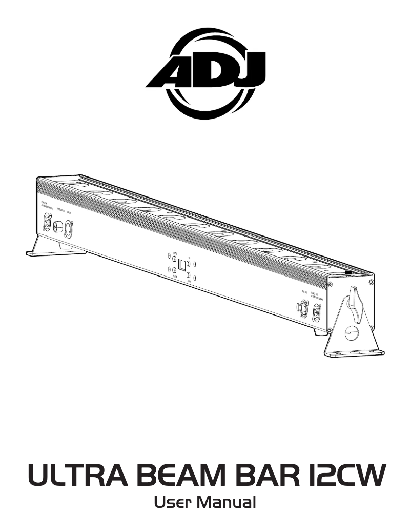 Image de la première page du manuel de l'appareil Ultra Beam Bar 12CW