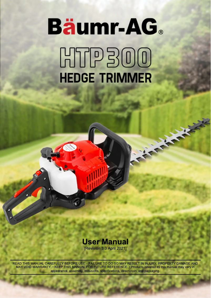 Image de la première page du manuel de l'appareil HTP300