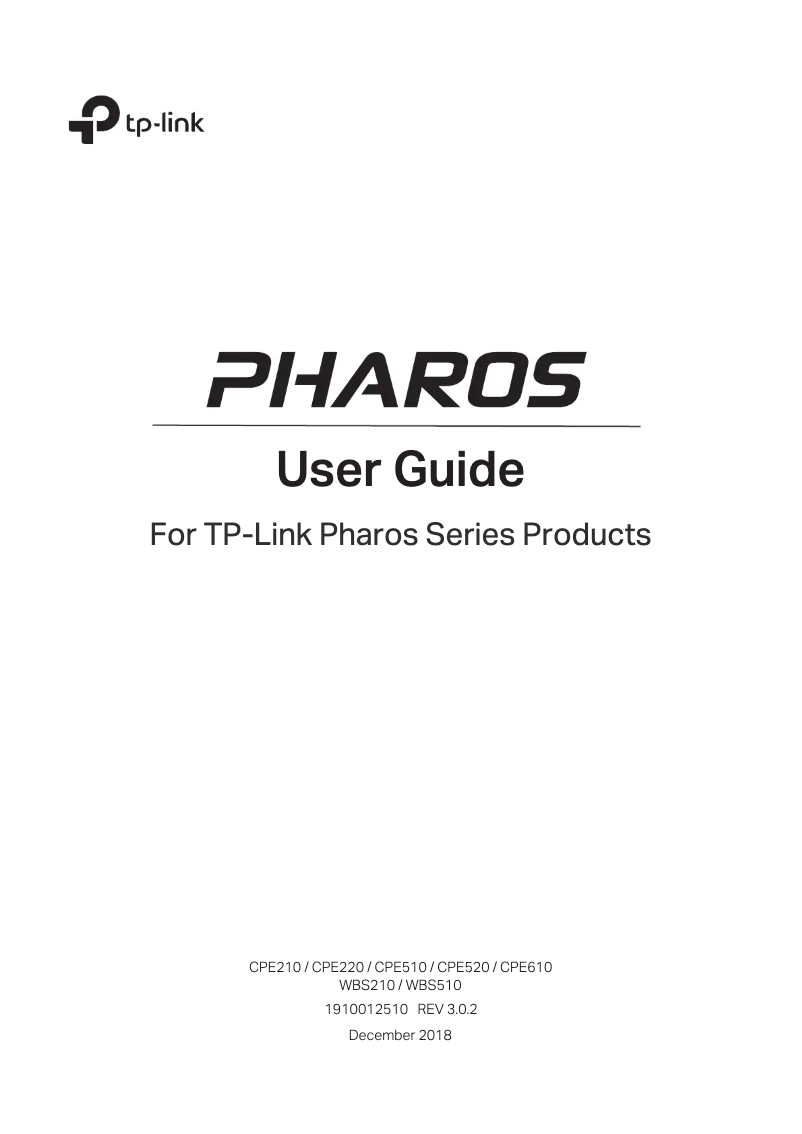 Page n°1 - Manuel utilisateur TP-Link CPE210