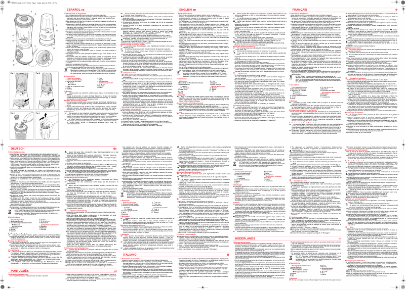 Page 1 de la notice Manuel utilisateur Solac BV5701