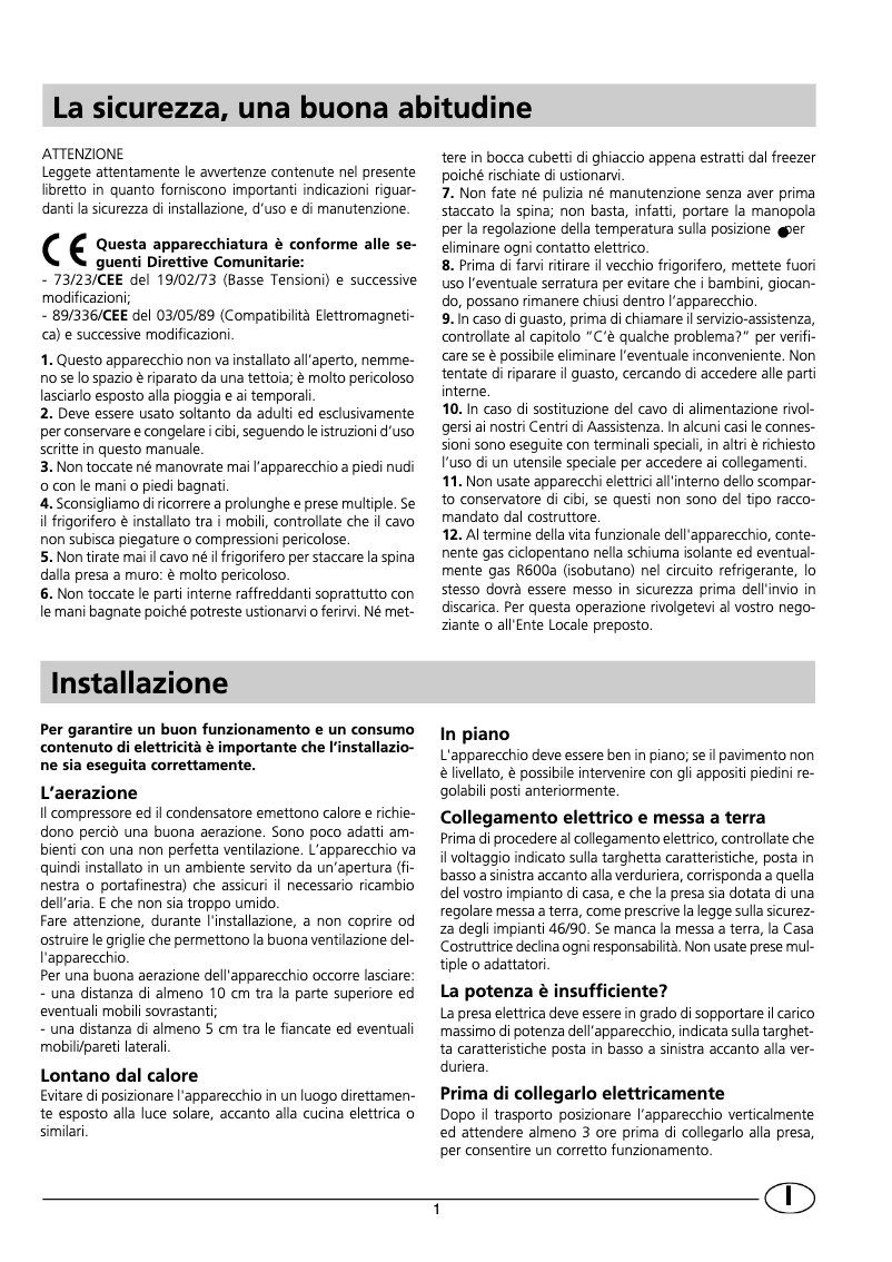 Page n°1 - Manuel utilisateur Hotpoint Ariston E DF 260 X EU