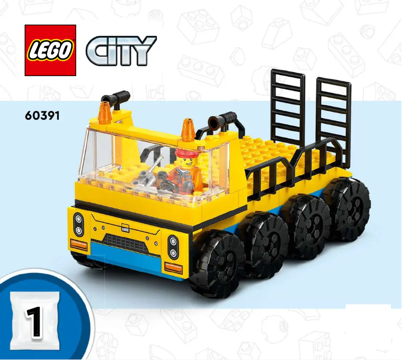 Page 1 de la notice Manuel utilisateur Lego City 60391