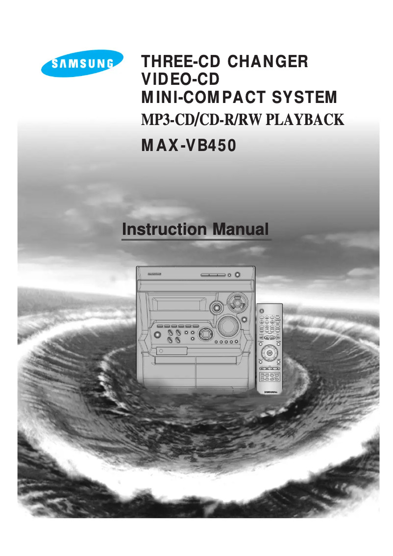 Page n°1 - Manuel utilisateur Samsung MAX-VB450