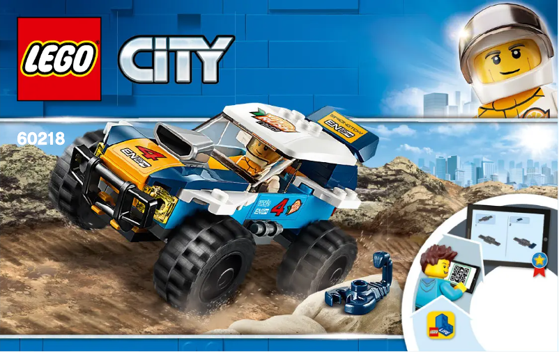 Page 1 de la notice Manuel utilisateur Lego City 60218