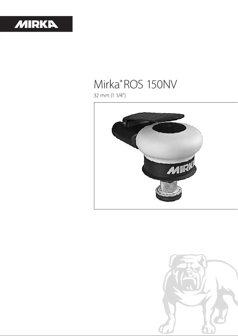 Página 1 del manual Manual de usuario Mirka ROS 150NV
