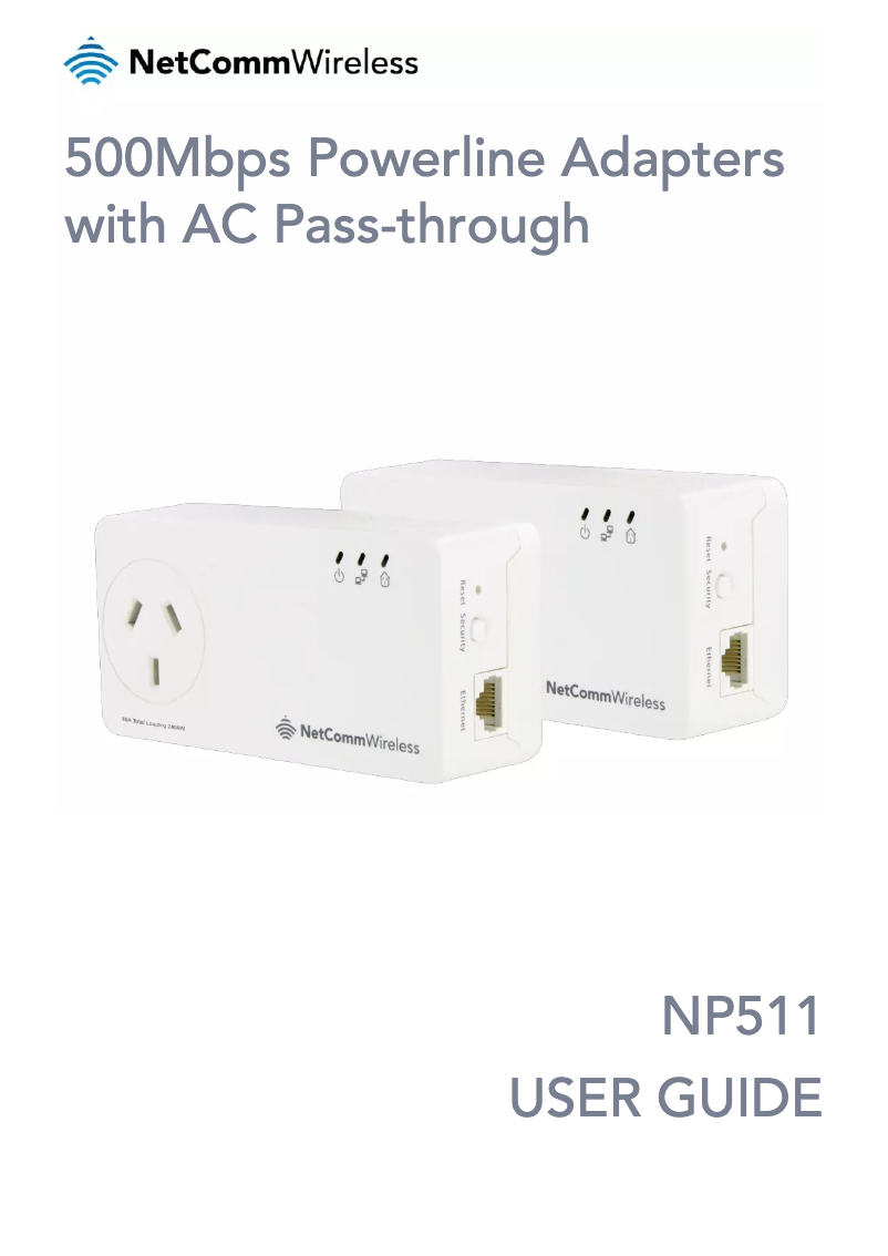 Image de la première page du manuel de l'appareil NP511