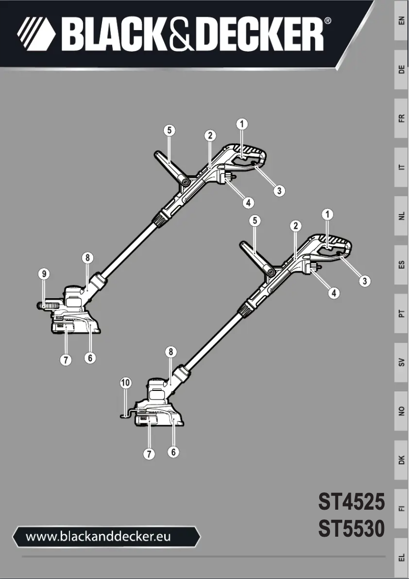 Image de la première page du manuel de l'appareil ST4525