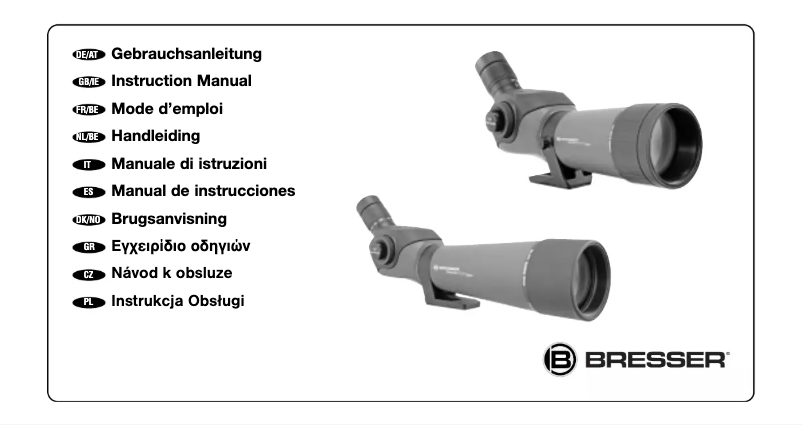 Page n°1 - Manuel utilisateur Bresser Dachstein 16-50X66 ED