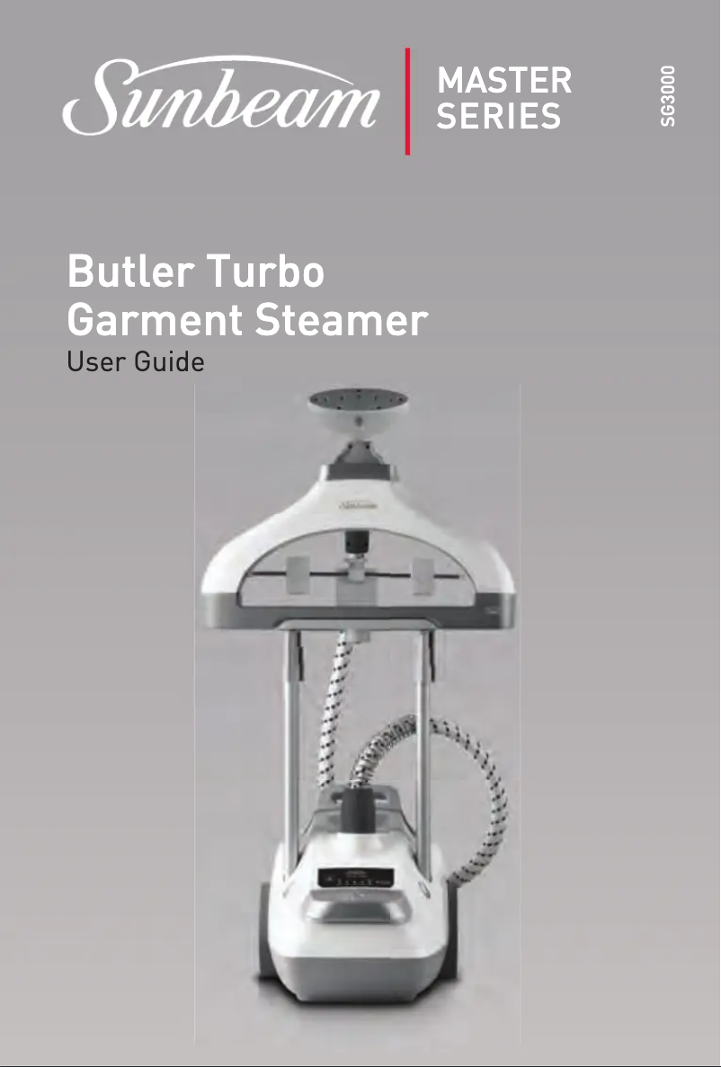 Page n°1 - Manuel utilisateur Sunbeam Butler Turbo SG3000