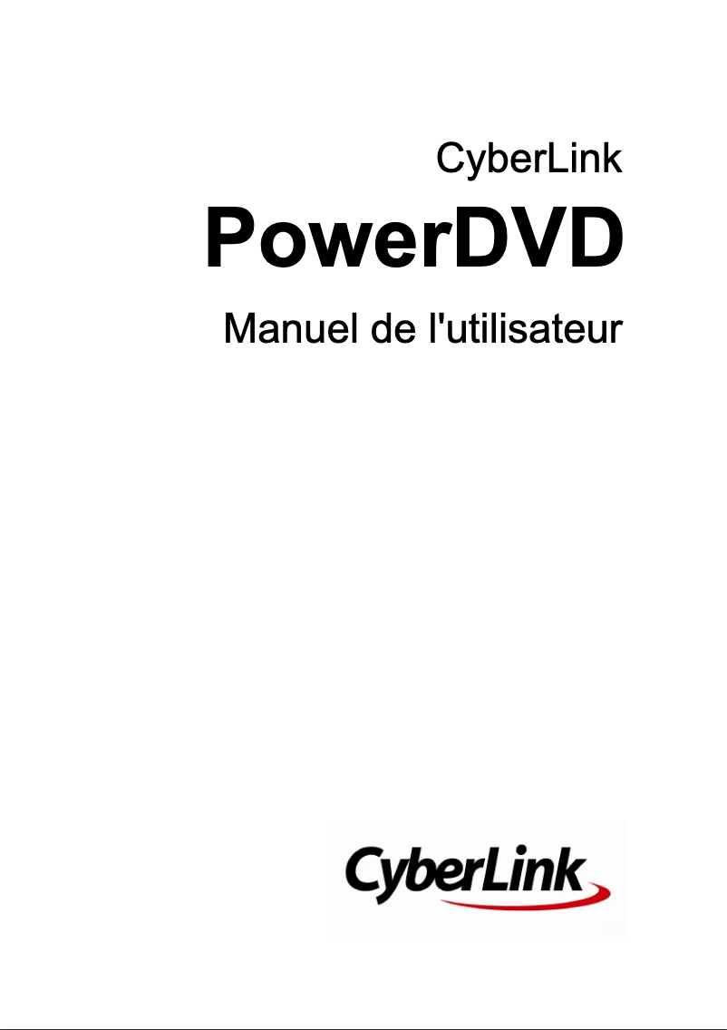 Image de la première page du manuel de l'appareil PowerDVD 14