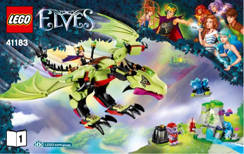 Page n°1 - Consignes visuelles Lego Elves 41183