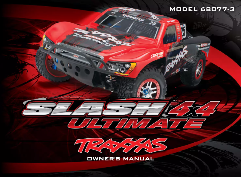 Page n°1 - Manuel utilisateur Traxxas Slash 4X4 Ultimate