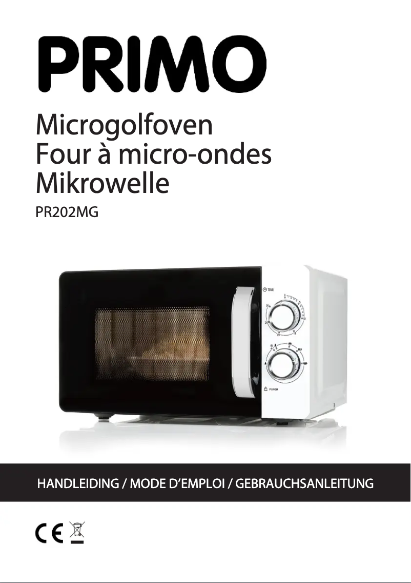 Page 1 de la notice Manuel utilisateur Primo PR202MG