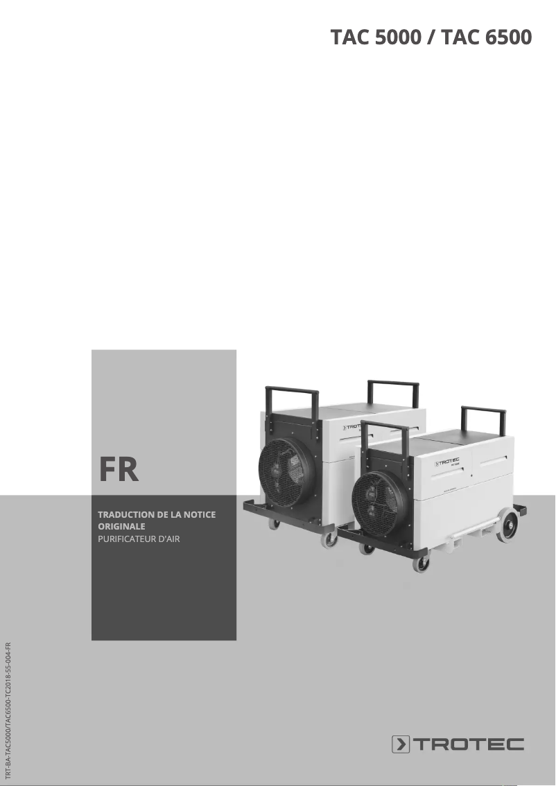 Image de la première page du manuel de l'appareil TAC 6500