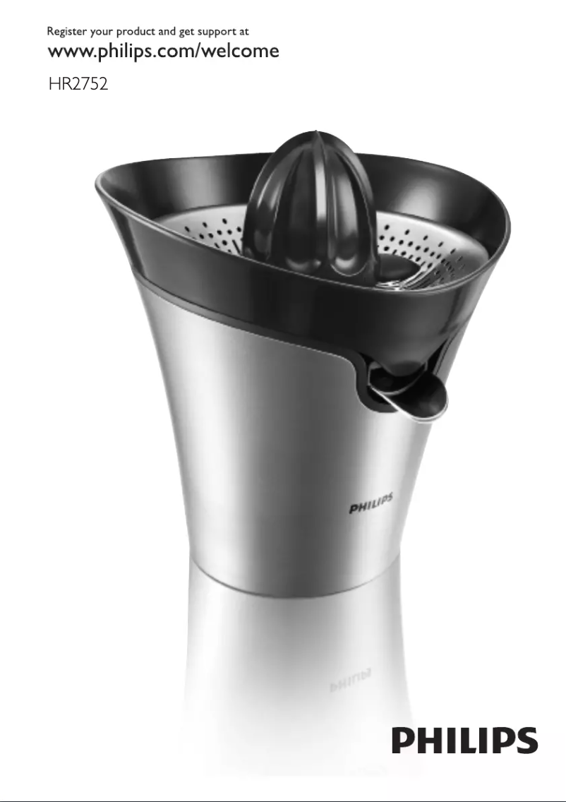 Page n°1 - Manuel utilisateur Philips Avance Collection