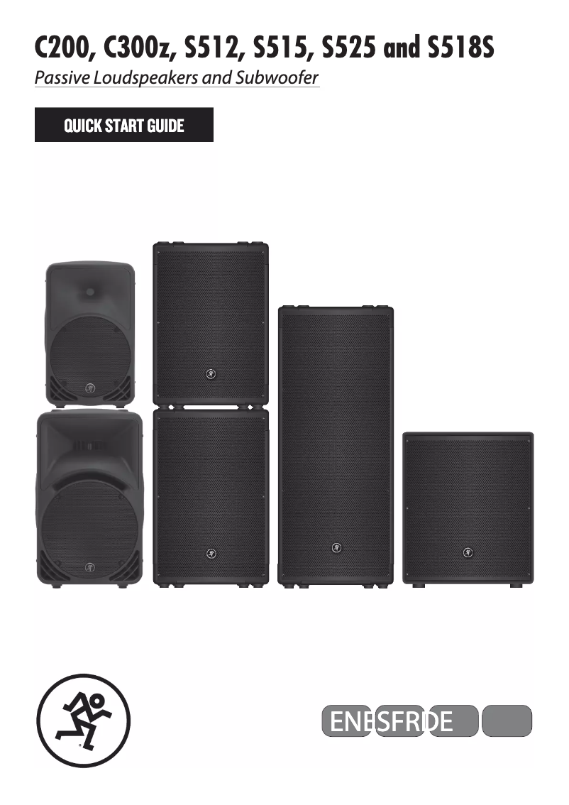 Page 1 de la notice Manuel utilisateur Mackie S512