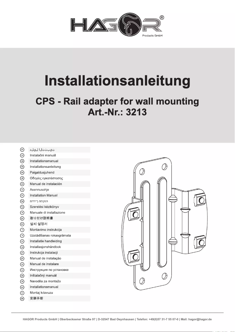 Image de la première page du manuel de l'appareil 3213