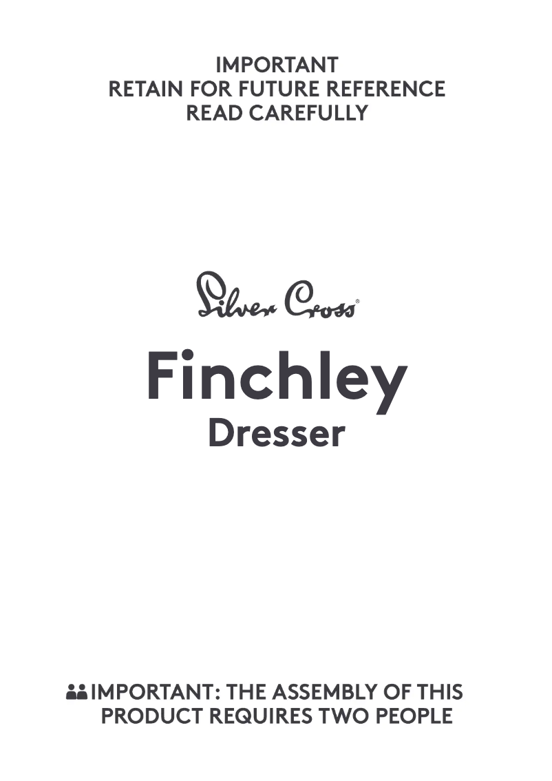 Image de la première page du manuel de l'appareil Finchley Dresser