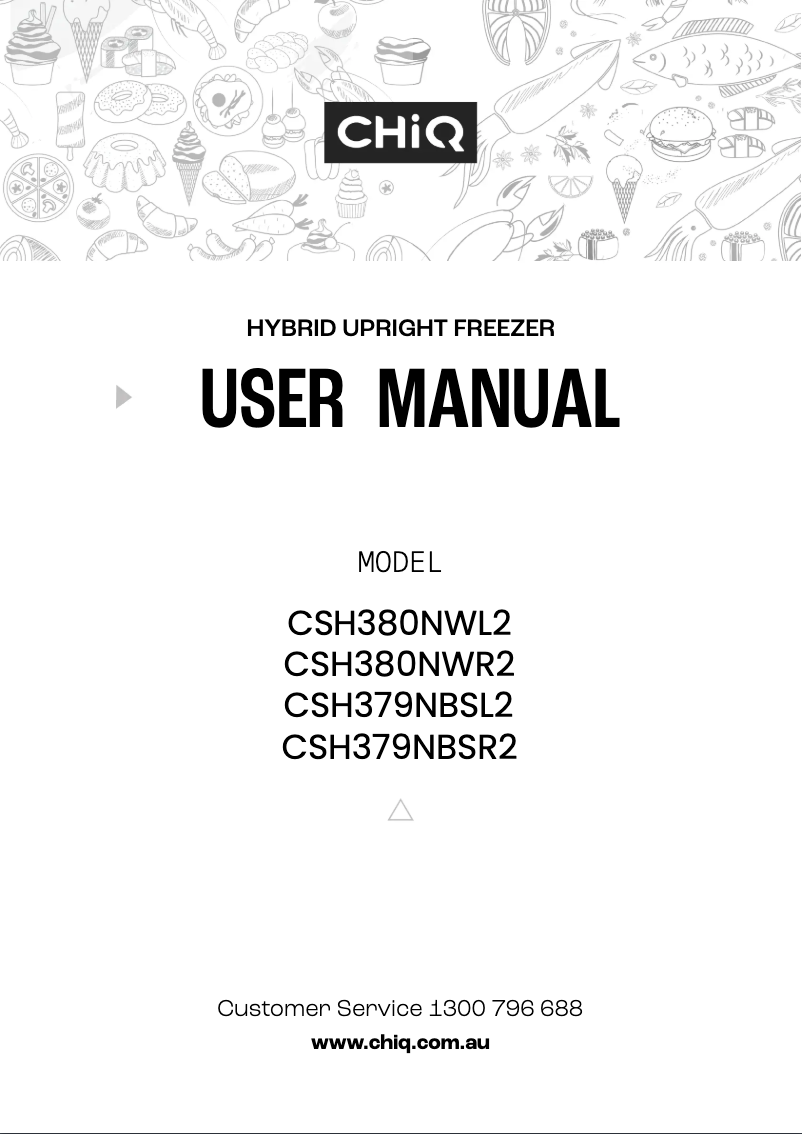 Image de la première page du manuel de l'appareil CSH379NBSL2