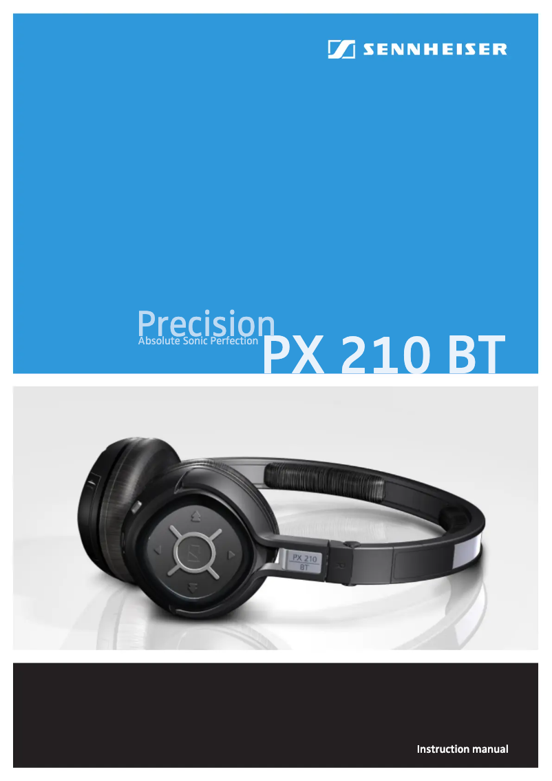 Image de la première page du manuel de l'appareil PX210 BT