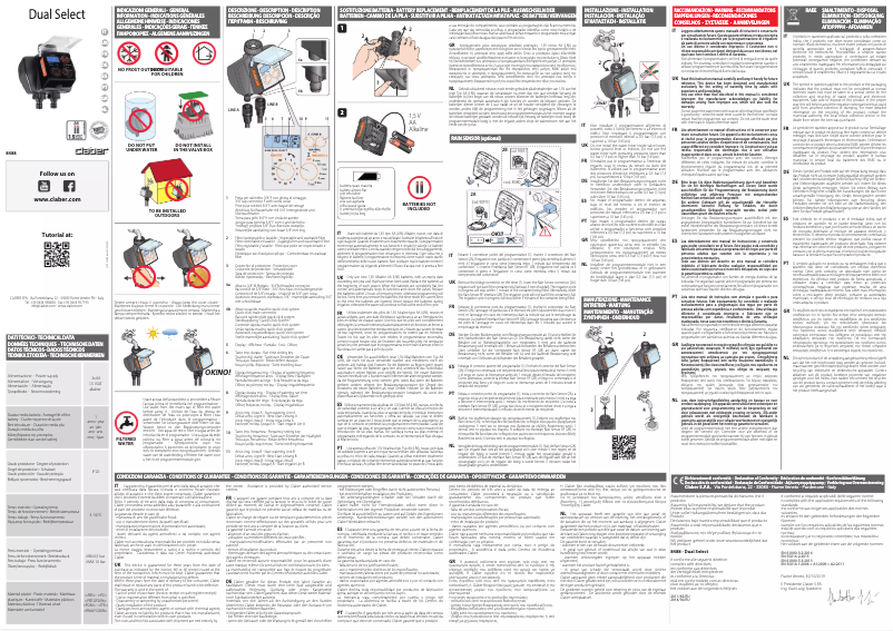 Image de la première page du manuel de l'appareil Dual Select 8488