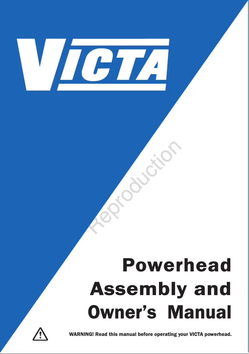 Page n°1 - Manuel utilisateur Victa 1697411