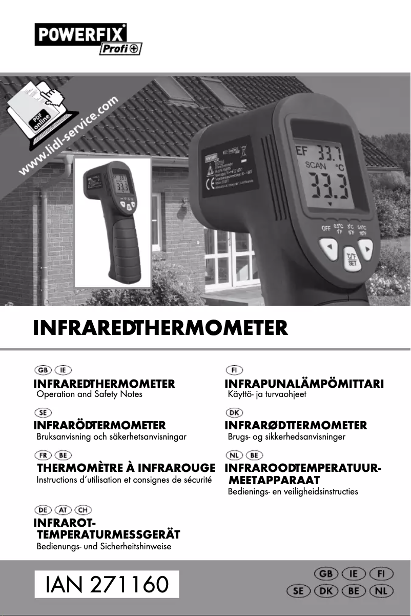Image de la première page du manuel de l'appareil HG00304