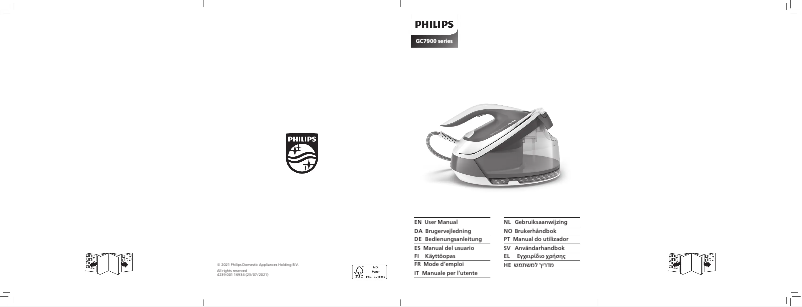 Page n°1 - Manuel utilisateur Philips PerfectCare Compact Plus GC7923