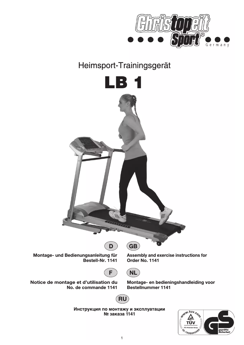 Page n°1 - Manuel utilisateur Christopeit LB1